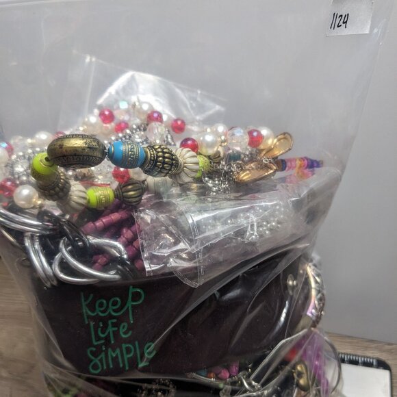 Source Unknown Jewelry - Jewelry Lot 4+ lbs 1124 Wearable Sellable Mystery Lot Free Shipping